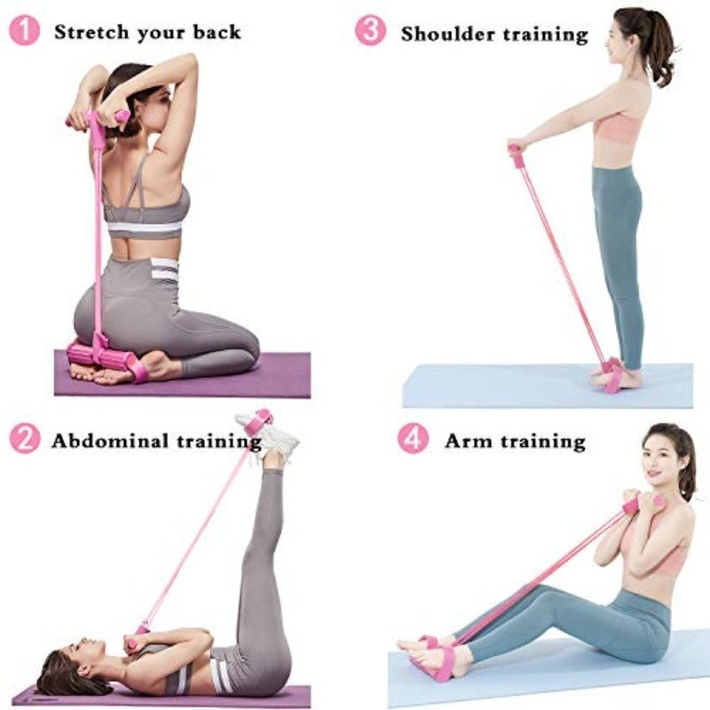Resistance Band Foot Pedal Pull Rope