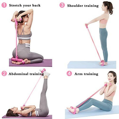 Resistance Band Foot Pedal Pull Rope